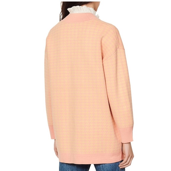 Dane Oversized Houndstooth Cardigan - Picture 2 of 5